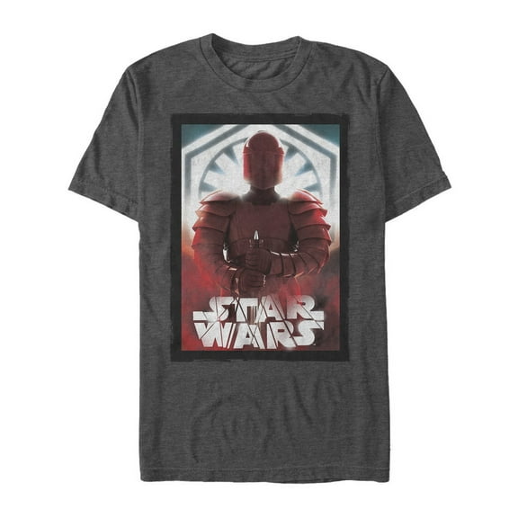 Men's Star Wars The Last Jedi Elite Praetorian Guard Graphic Tee Charcoal Heather Medium
