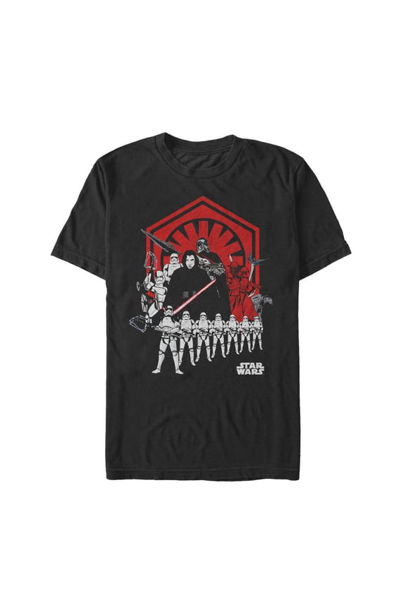 Men's Star Wars The Last Jedi First Order Army Graphic Tee Black Medium