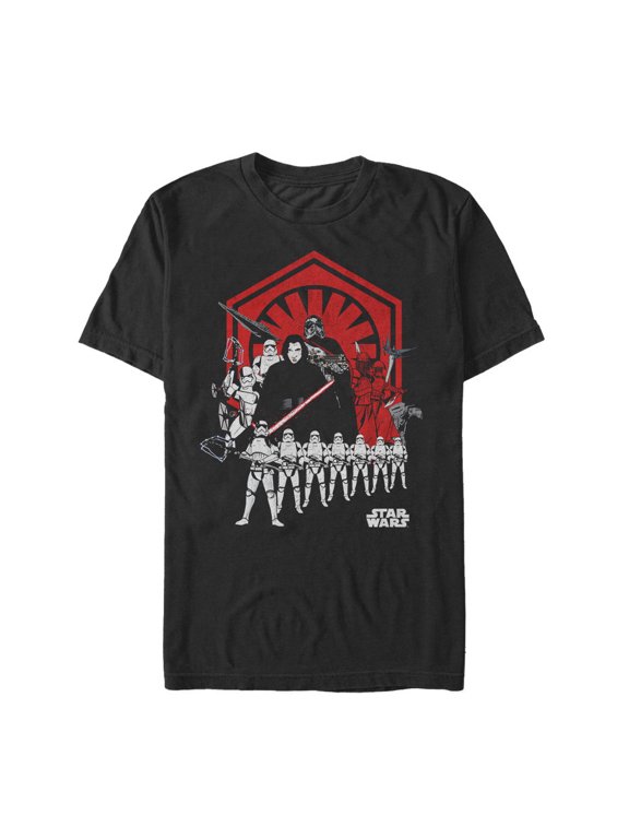 Men's Star Wars The Last Jedi First Order Army Graphic Tee Black Small