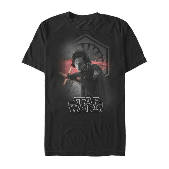 Men's Star Wars The Last Jedi Kylo Ren Control Graphic Tee Black 5X Large