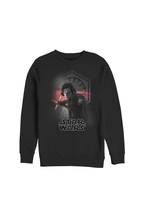 Men's Star Wars The Last Jedi Kylo Ren Control Sweatshirt Black 3X Large