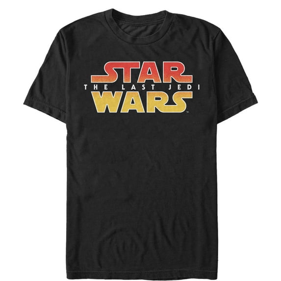 Men's Star Wars The Last Jedi Logo Graphic Tee Black Medium