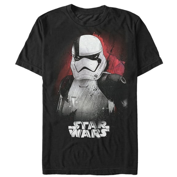 Men's Star Wars The Last Jedi New Stormtrooper Profile  Graphic Tee Black Small