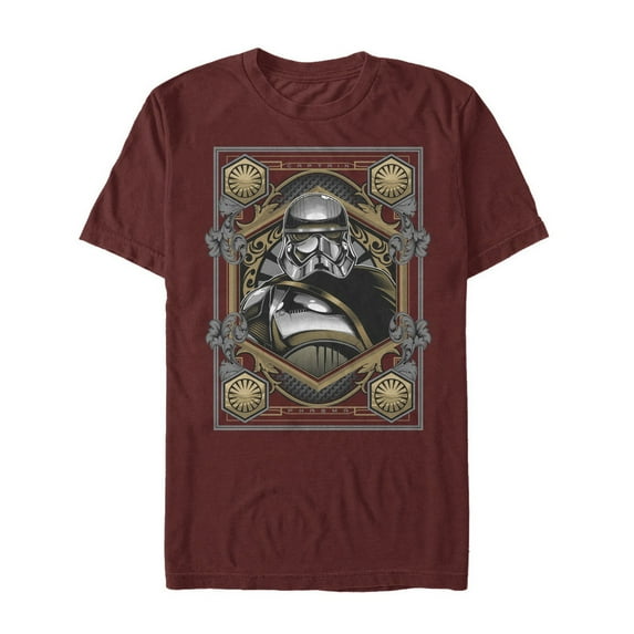 Men's Star Wars The Last Jedi New Stormtrooper Profile Graphic Tee Cardinal 3X Large