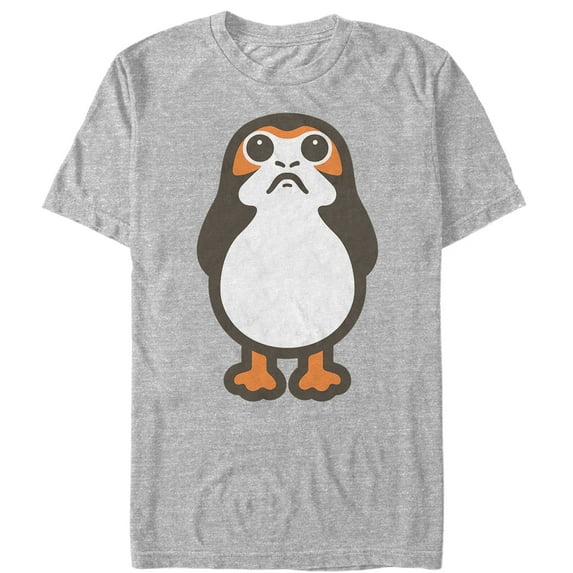 Men's Star Wars The Last Jedi Porg Cartoon Graphic Tee Athletic Heather Medium