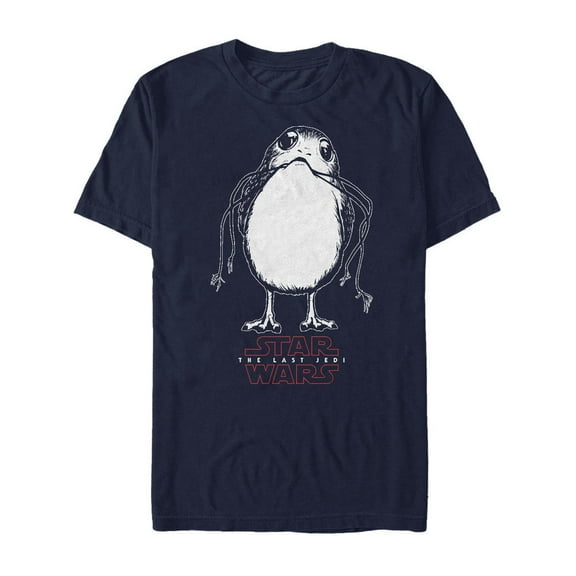 Men's Star Wars The Last Jedi Porg Nest  Graphic Tee Navy Blue Medium