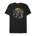 thumbnail image 1 of Men's Star Wars The Last Jedi Porg Sunset Graphic Tee Black 5X Large, 1 of 4