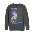 thumbnail image 1 of Men's Star Wars The Last Jedi R2-D2 Schematics  Sweatshirt Charcoal Heather Large, 1 of 3