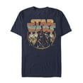 thumbnail image 1 of Men's Star Wars The Last Jedi Rey Propaganda Frame Graphic Tee Navy Blue 3X Large, 1 of 4
