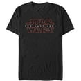 thumbnail image 1 of Men's Star Wars The Last Jedi Sleek Logo Graphic Tee Black Large, 1 of 4