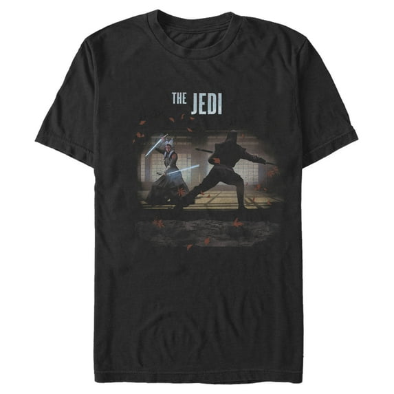 Men's Star Wars: The Mandalorian Ahsoka The Jedi Graphic Tee Black X Large