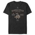 thumbnail image 1 of Men's Star Wars: The Mandalorian Blurrg Rider Graphic Tee Black Small, 1 of 5