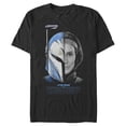 thumbnail image 1 of Men's Star Wars: The Mandalorian Bo-Katan Reveal of the Heiress  Graphic Tee Black 2X Large, 1 of 5