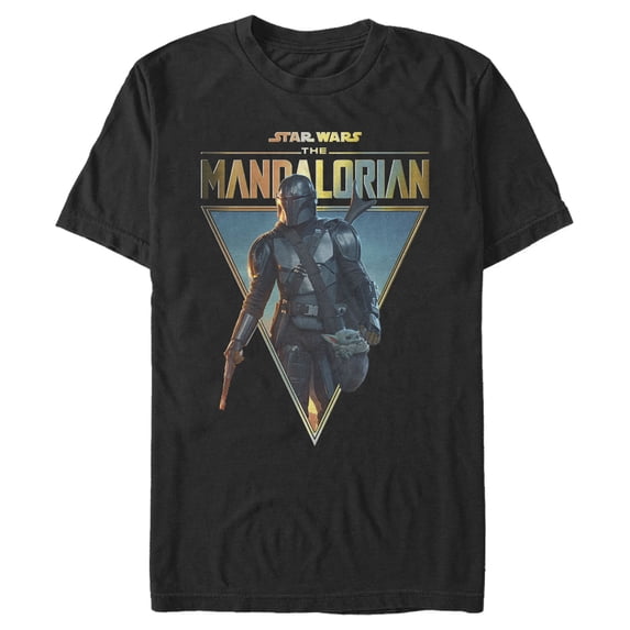 Men's Star Wars: The Mandalorian Clan of Two Graphic Tee Black Large
