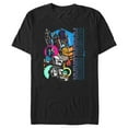 thumbnail image 1 of Men's Star Wars: The Mandalorian Colorful Retro Poster Graphic Tee Black 2X Large, 1 of 5