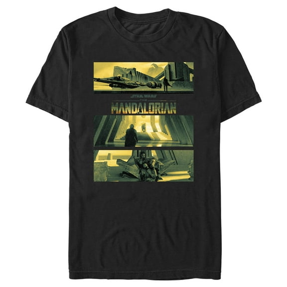 Men's Star Wars: The Mandalorian Concord Dawn Caste  Graphic Tee Black 3X Large