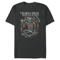 thumbnail image 1 of Men's Star Wars: The Mandalorian Cosmic Mando  Graphic Tee Black X Large, 1 of 4