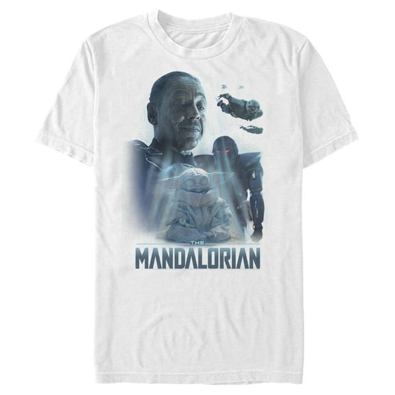 Men's Star Wars: The Mandalorian Gideon Captured  Graphic Tee White Small