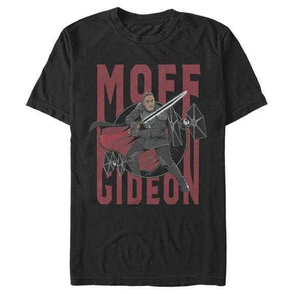 Men's Star Wars: The Mandalorian Gideon Retrieve The Asset  Graphic Tee Black Small