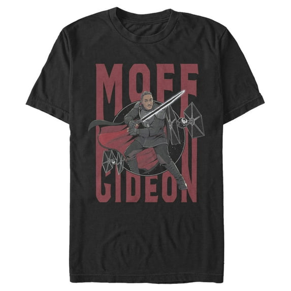 Men's Star Wars: The Mandalorian Gideon Retrieve The Asset Graphic Tee Black Small