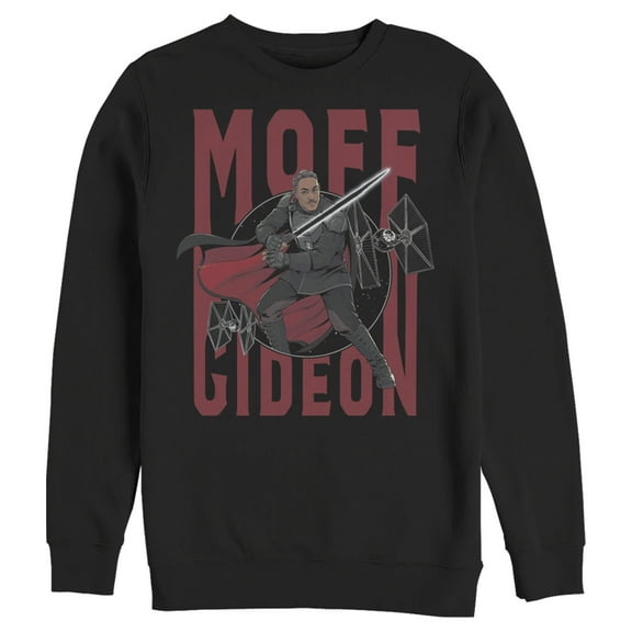 Men's Star Wars: The Mandalorian Gideon Retrieve The Asset  Sweatshirt Black 2X Large