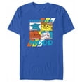 thumbnail image 1 of Men's Star Wars: The Mandalorian Grogu Choose Your Mood Graphic Tee Royal Blue Large, 1 of 4