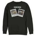 thumbnail image 1 of Men's Star Wars: The Mandalorian Grogu Firsts Portraits Sweatshirt Black 2X Large, 1 of 3