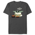 thumbnail image 1 of Men's Star Wars: The Mandalorian Grogu Munch Munch Graphic Tee Athletic Heather X Large, 1 of 5