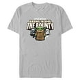 thumbnail image 1 of Men's Star Wars: The Mandalorian Grogu and Company  Graphic Tee Silver 3X Large, 1 of 4