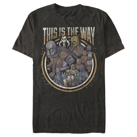 Men's Star Wars: The Mandalorian Group Shot This Is The Way Graphic Tee Black 3X Large
