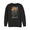 thumbnail image 1 of Men's Star Wars: The Mandalorian Grunge Character  Sweatshirt Black Medium, 1 of 3