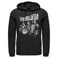 thumbnail image 1 of Men's Star Wars: The Mandalorian Guild on Assignment Pull Over Hoodie Black Medium, 1 of 4