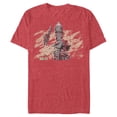 thumbnail image 1 of Men's Star Wars: The Mandalorian IG-11 Dusty Droid  Graphic Tee Red Heather Large, 1 of 4