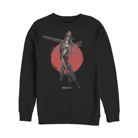 Men's Star Wars: The Mandalorian IG-11 Dusty Sunset Graphic Tee Black Large