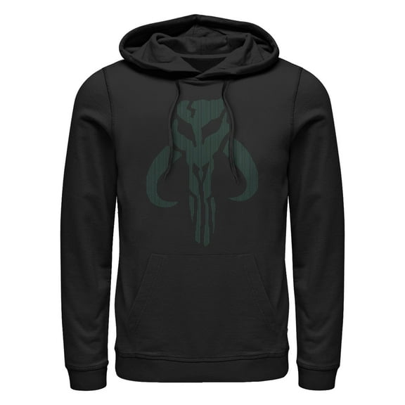 Men's Star Wars: The Mandalorian Large Mythosaur Symbol  Pull Over Hoodie