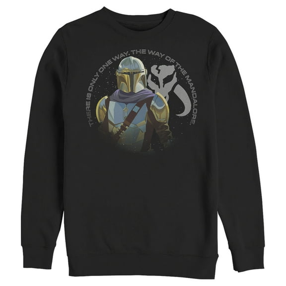 Men's Star Wars: The Mandalorian Mandalore Way  Sweatshirt Black 3X Large