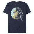 thumbnail image 1 of Men's Star Wars: The Mandalorian Mandalore's Moon Graphic Tee Navy Blue Small, 1 of 5