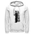 thumbnail image 1 of Men's Star Wars: The Mandalorian Moff Gideon Pull Over Hoodie White 3X Large, 1 of 4