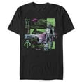 thumbnail image 1 of Men's Star Wars: The Mandalorian N-1 Starfighter Poster  Graphic Tee Black X Large, 1 of 5