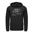 thumbnail image 1 of Men's Star Wars: The Mandalorian Outland Tie Fighter  Pull Over Hoodie Black Medium, 1 of 3
