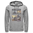 thumbnail image 1 of Men's Star Wars: The Mandalorian Rescue The Child Pull Over Hoodie Athletic Heather Small, 1 of 4