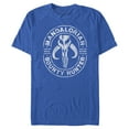 thumbnail image 1 of Men's Star Wars: The Mandalorian Seek & Destroy Stamp Graphic Tee Royal Blue X Large, 1 of 4