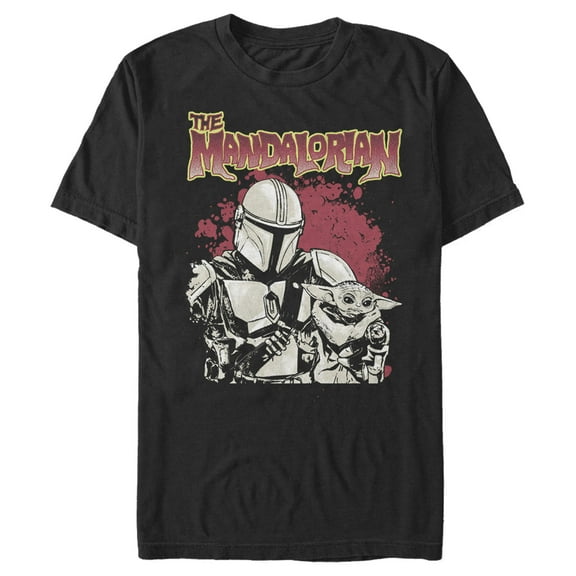 Men's Star Wars: The Mandalorian Strong Attachment  Graphic Tee Black Large