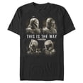 thumbnail image 1 of Men's Star Wars: The Mandalorian Stronger Together Graphic Tee Black X Large, 1 of 5