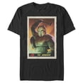 thumbnail image 1 of Men's Star Wars: The Mandalorian The Armorer Trading Card Graphic Tee Black Medium, 1 of 4