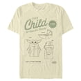 thumbnail image 1 of Men's Star Wars: The Mandalorian The Child 50 Year Old Bounty  Graphic Tee Cream Medium, 1 of 3