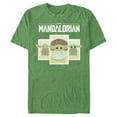 thumbnail image 1 of Men's Star Wars: The Mandalorian The Child Cartoon Cards  Graphic Tee Kelly Heather Small, 1 of 3