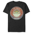 thumbnail image 1 of Men's Star Wars: The Mandalorian The Child Circle Cartoon Art  Graphic Tee Black X Large, 1 of 4