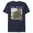 thumbnail image 1 of Men's Star Wars: The Mandalorian The Child Frame Graphic Tee Navy Blue 3X Large, 1 of 4