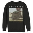 thumbnail image 1 of Men's Star Wars: The Mandalorian The Child Frame  Sweatshirt Black 2X Large, 1 of 3